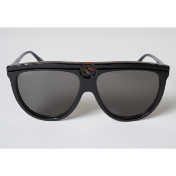 NWT Gucci GG0732S-001-61 Havana Aviator 61mm Sunglasses main image 2